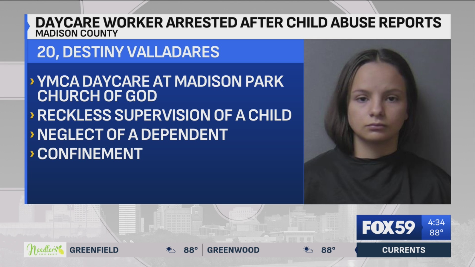 Indiana YMCA daycare worker arrested in child abuse investigation – Fox 59