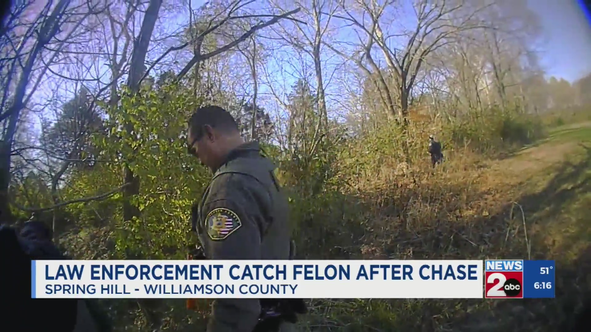 Law enforcement officers catch man after chase – WKRN News 2