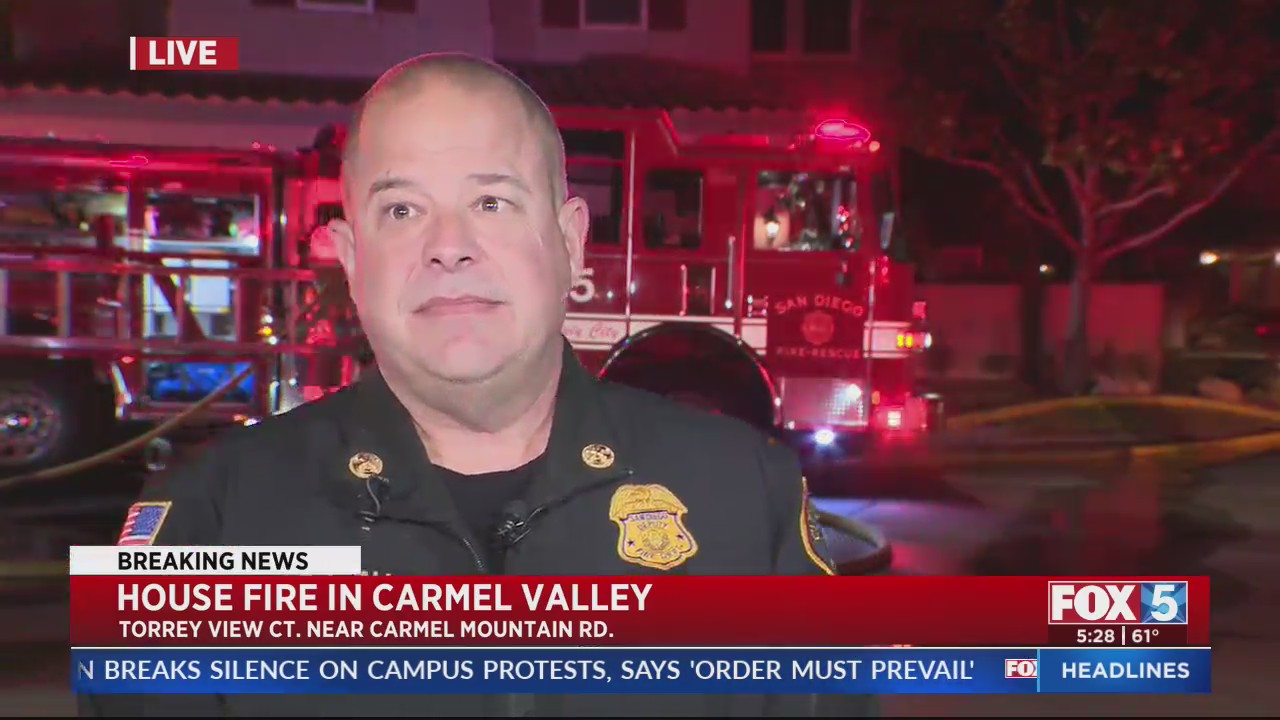 House fire breaks out in Carmel Valley – FOX 5 San Diego & KUSI News