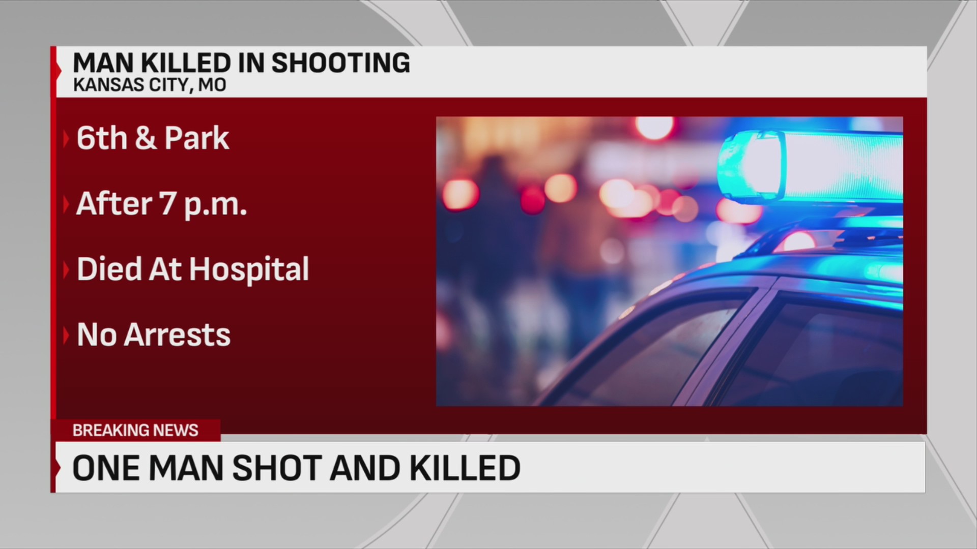 One dead after shooting Sunday night in Kansas City – FOX 4 Kansas City ...
