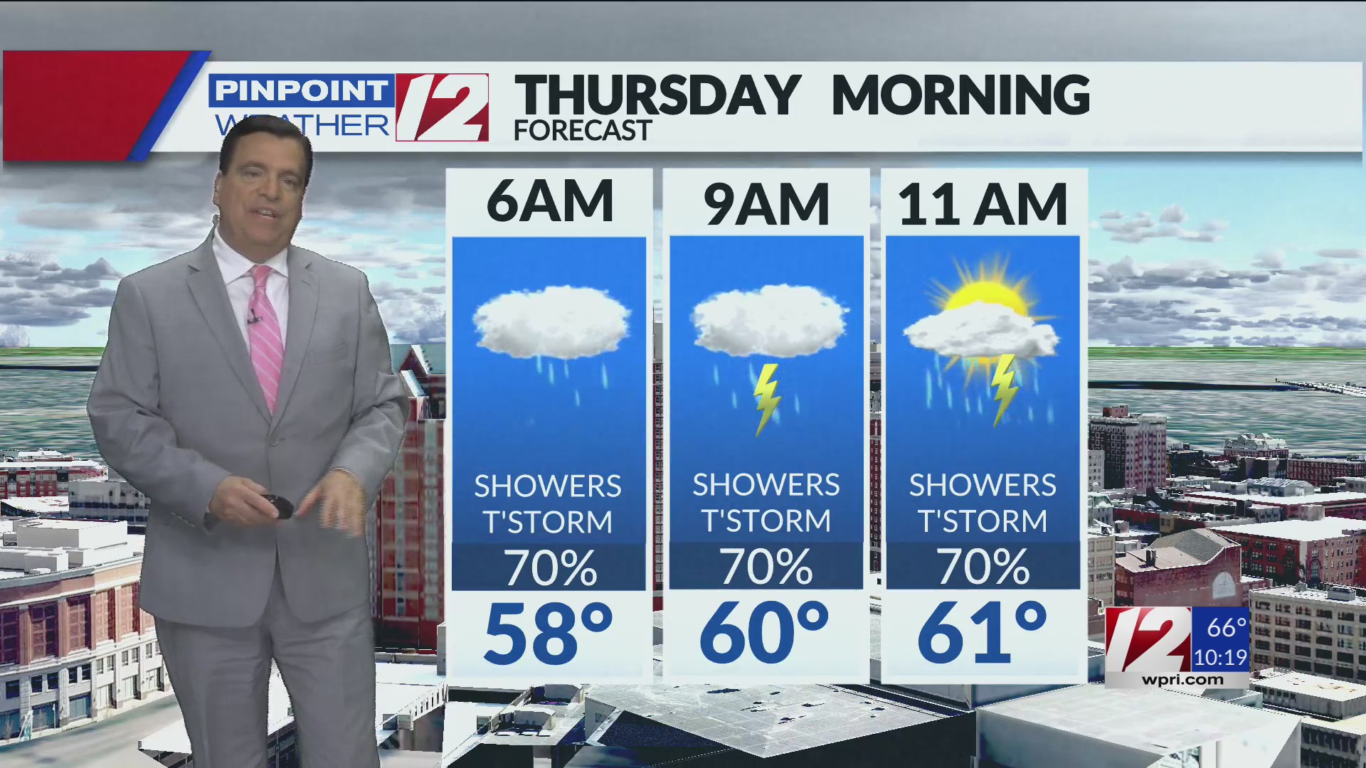 WPRI 12 Weather Forecast 5/29/24 Rain. Thunder Thursday AM – WPRI.com