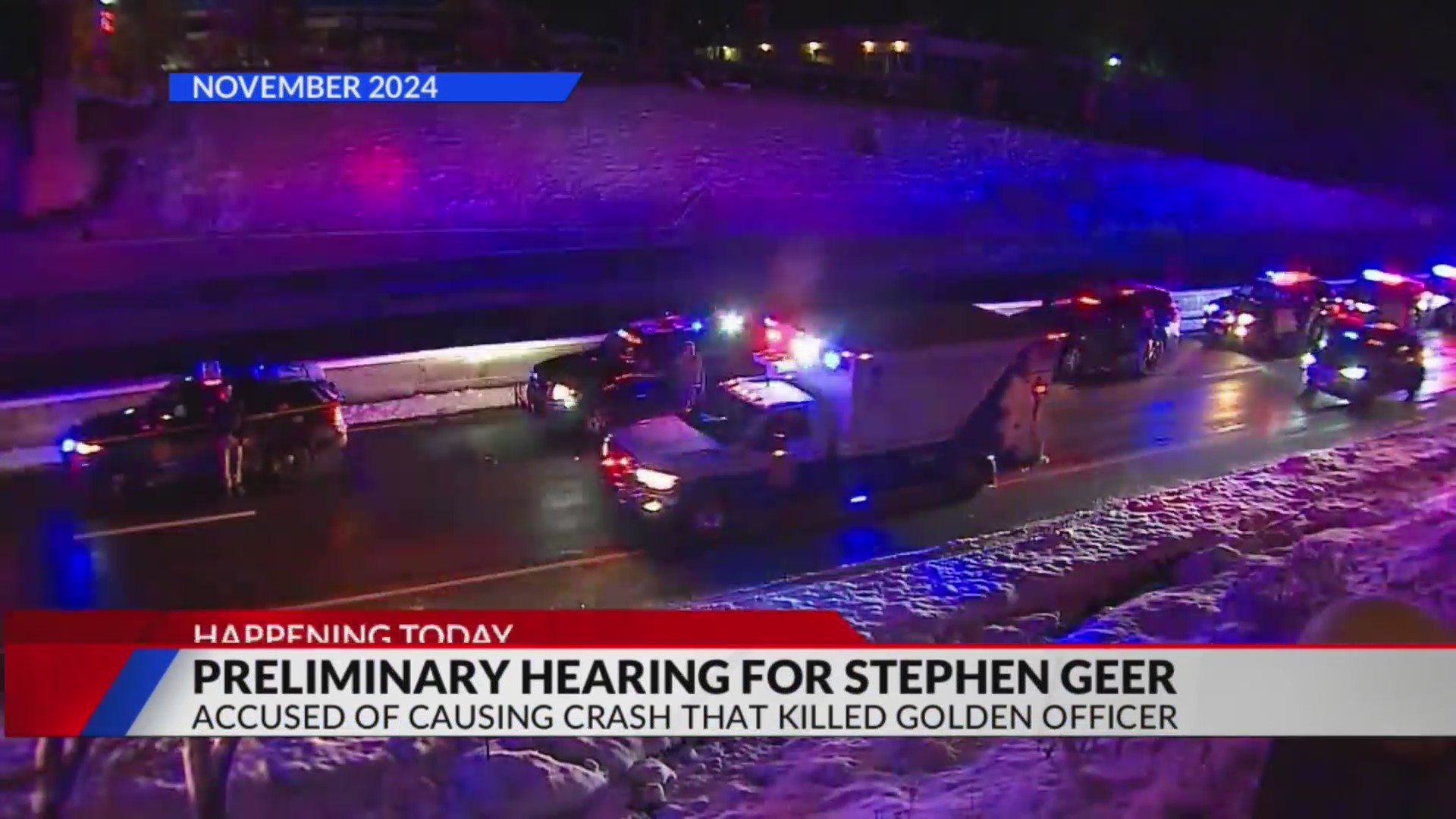 Hearing for suspect accused of causing crash that killed Golden officer ...