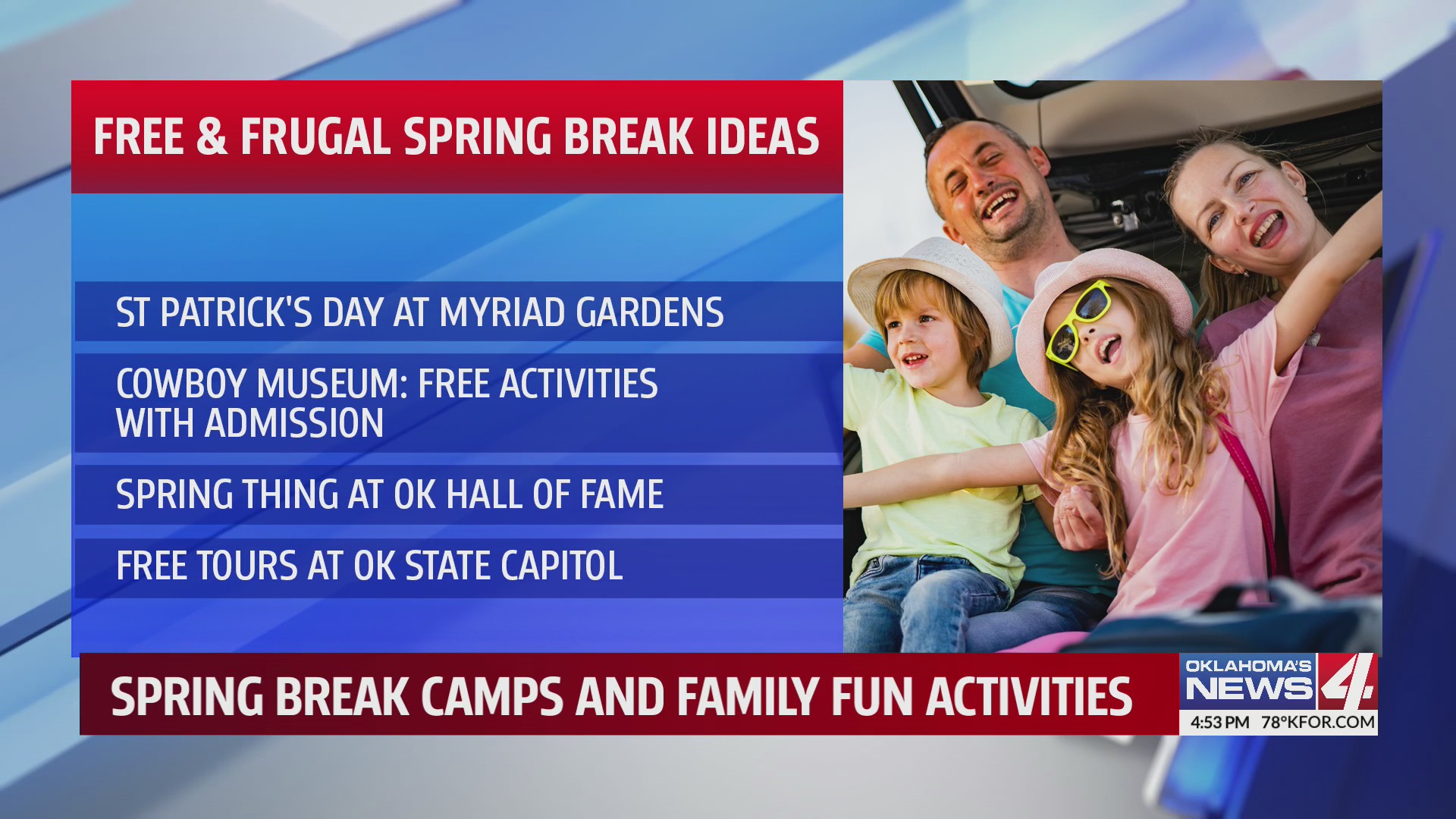 Spring break camps and family fun activities – KFOR.com Oklahoma City