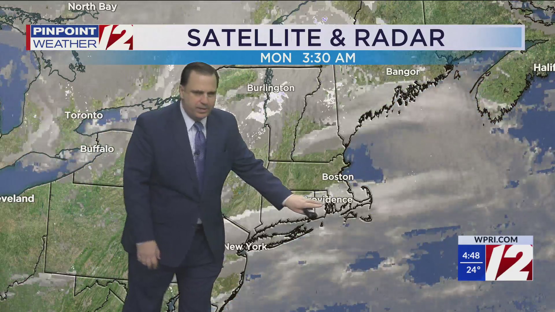WPRI 12 Weather Forecast for 1/27/25: Windy for the next 2 days ...
