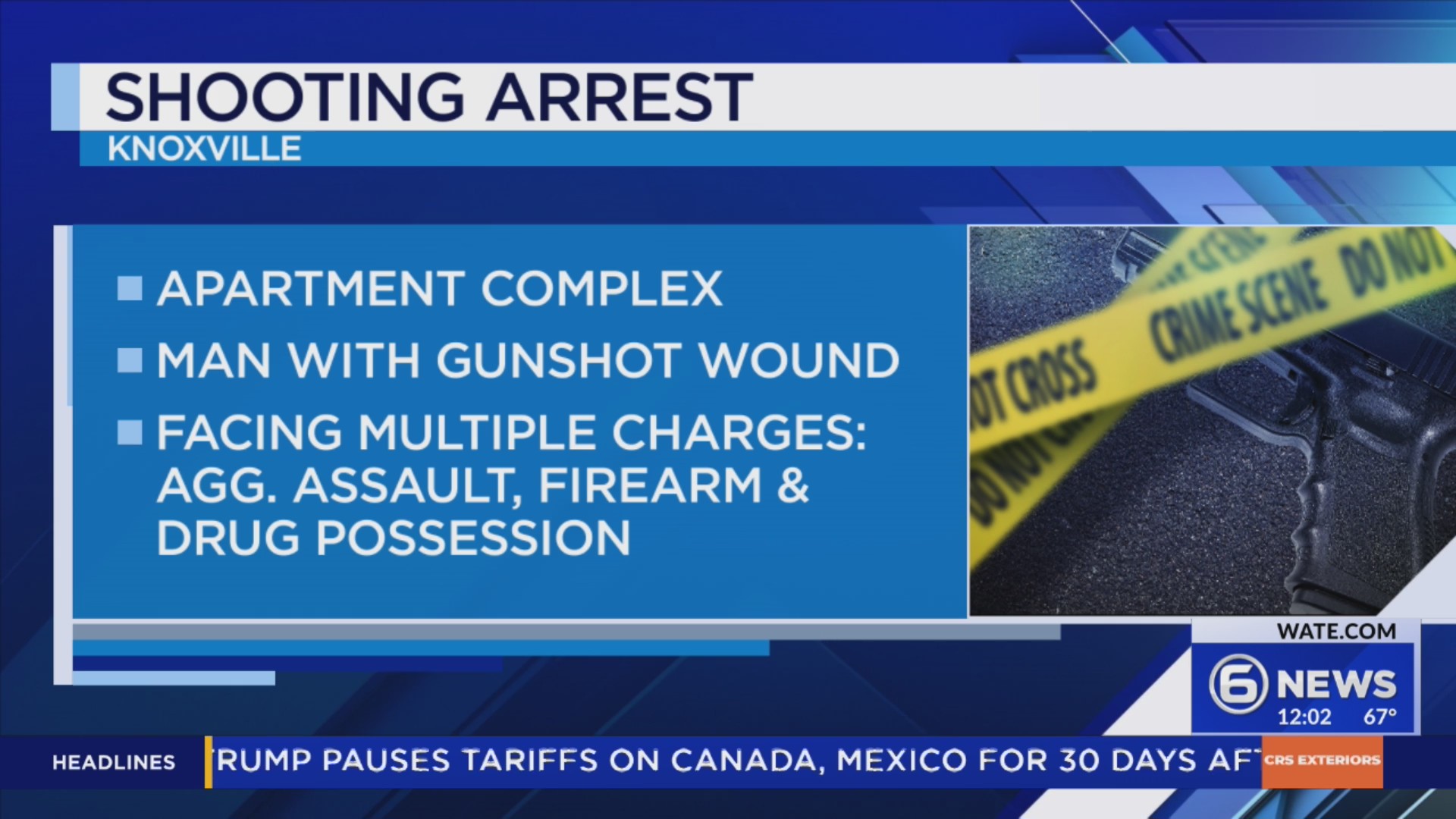 Person charged with aggravated assault after shooting – WATE 6 On Your Side