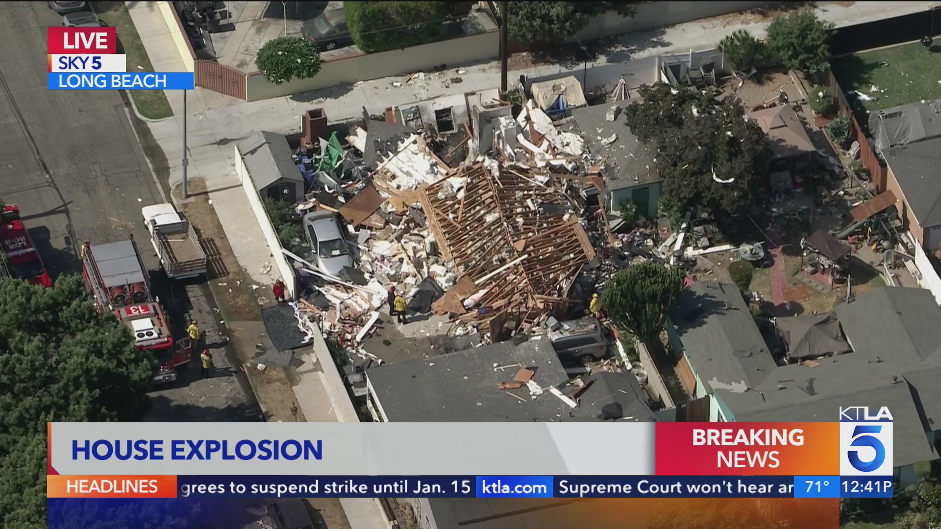 House explodes in Long Beach – KTLA