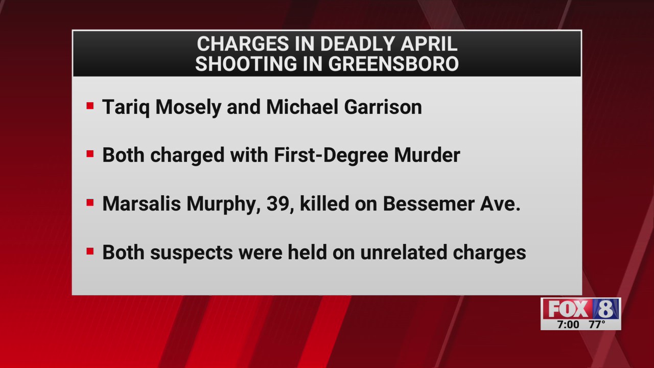 2 men charged with first-degree murder in connection with Greensboro ...