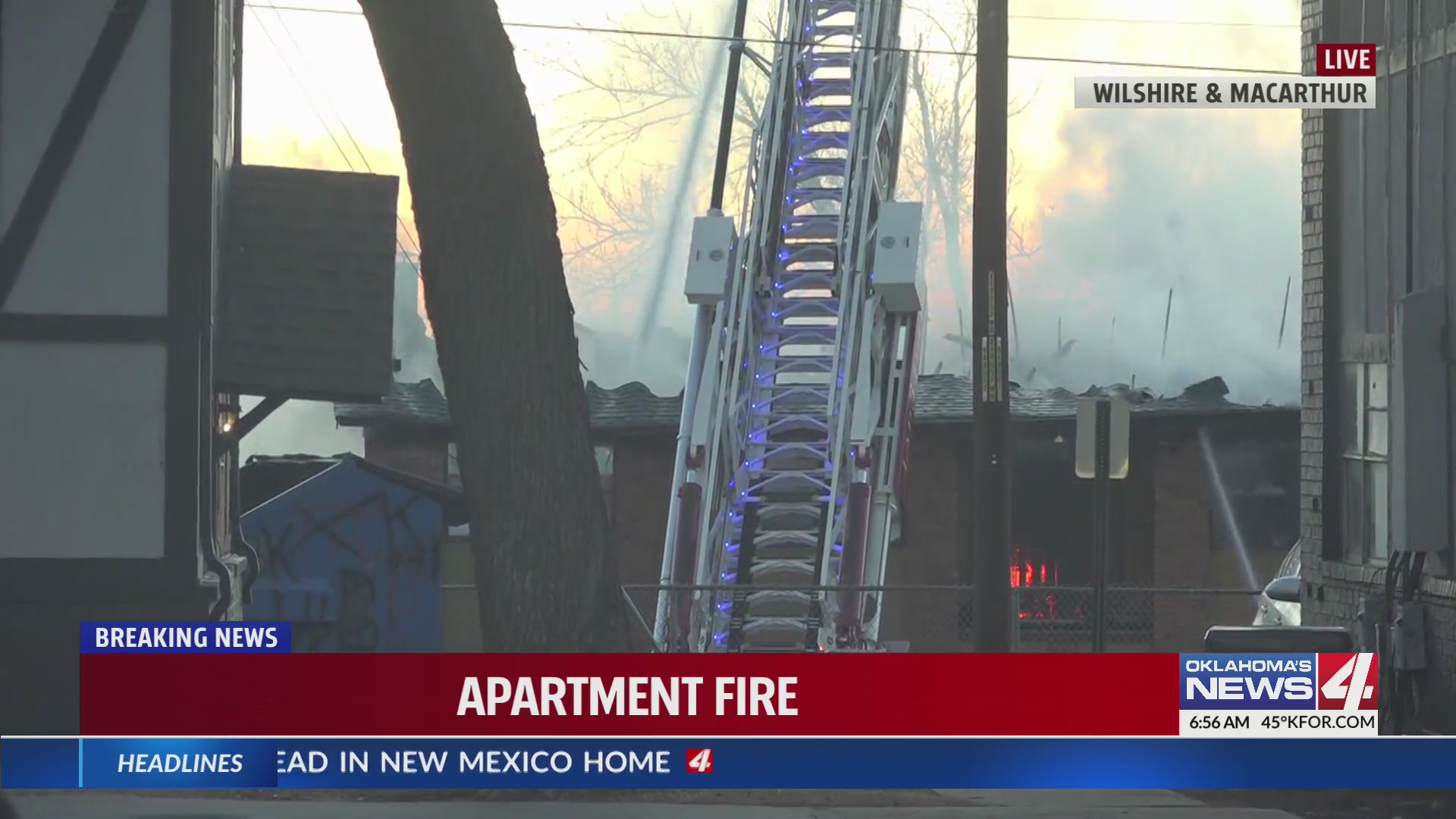 Fire crews respond to apartment fire in NW Oklahoma City – KFOR.com ...