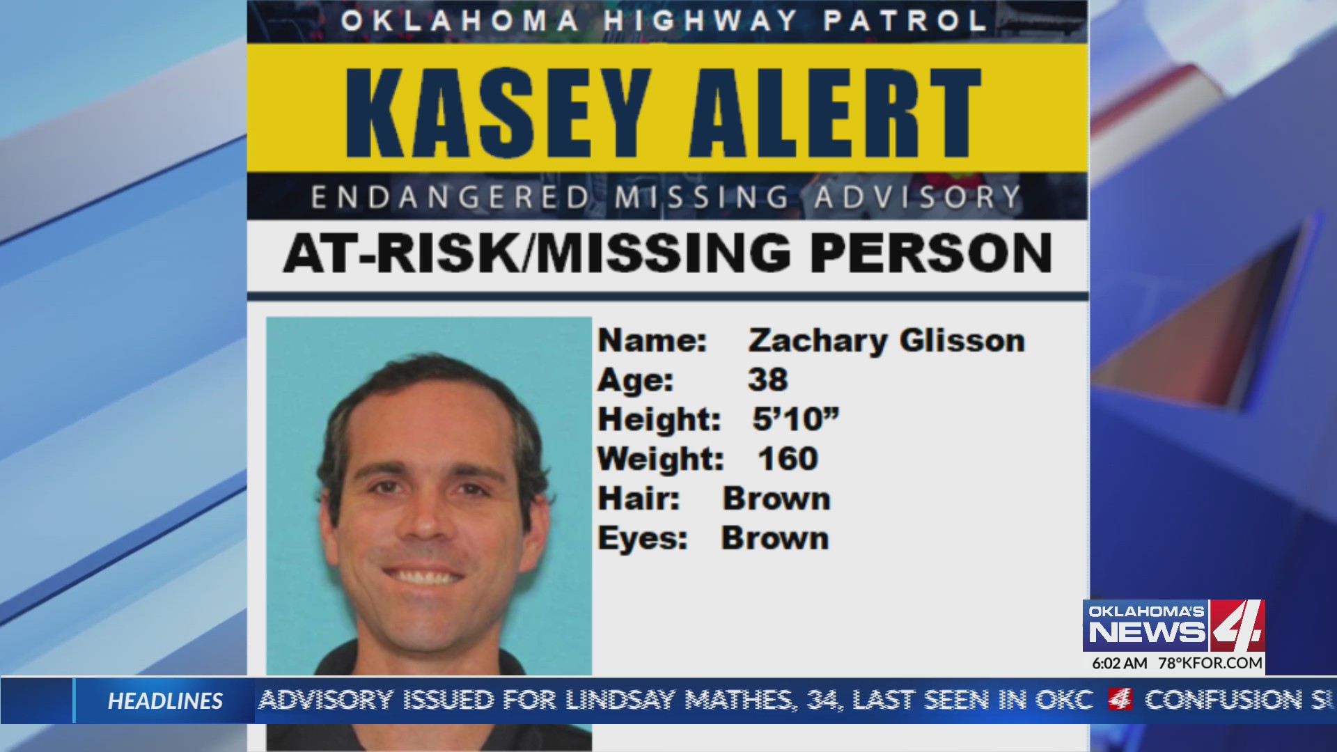 Kasey Alert issued for 38-year-old man last seen in Love County – KFOR ...