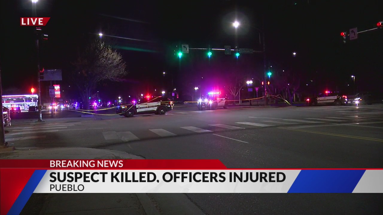 Suspect dead, three officers injured in Pueblo shooting – FOX21 News ...