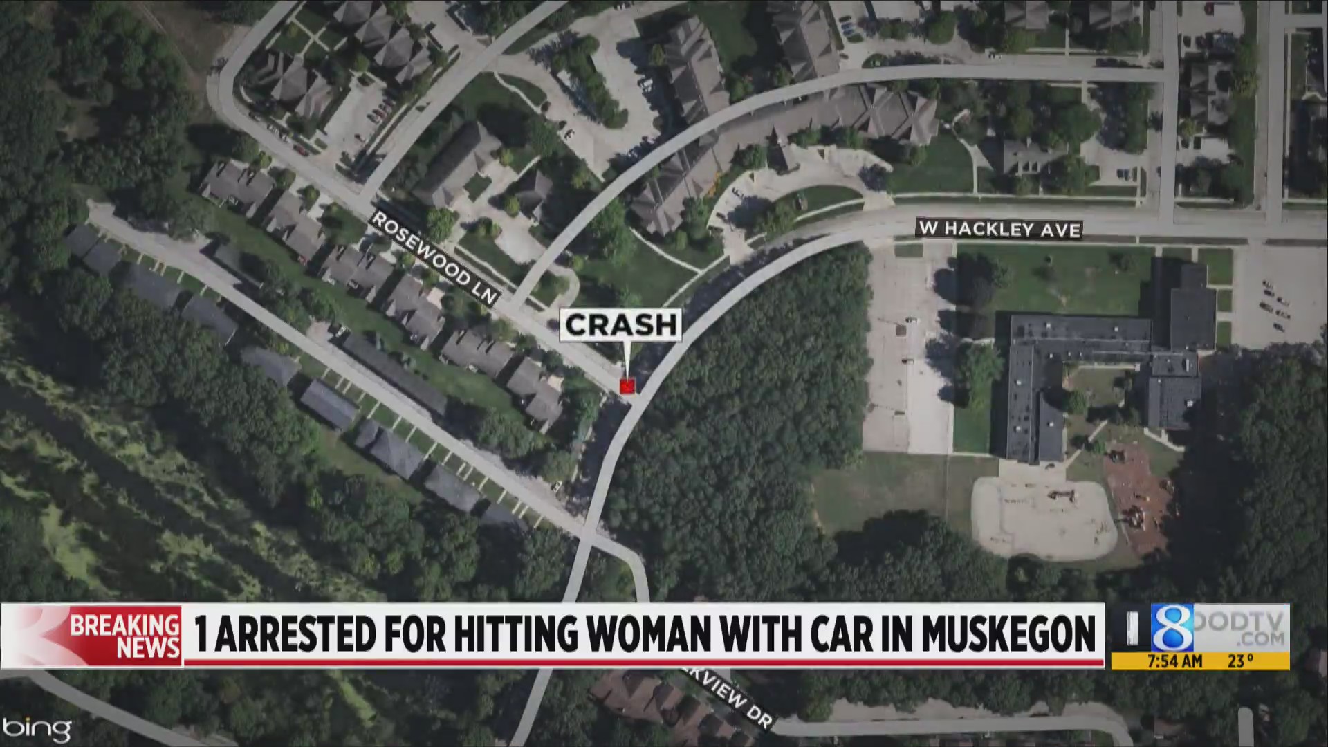 1 hospitalized after being hit by vehicle in Muskegon – WOODTV.com