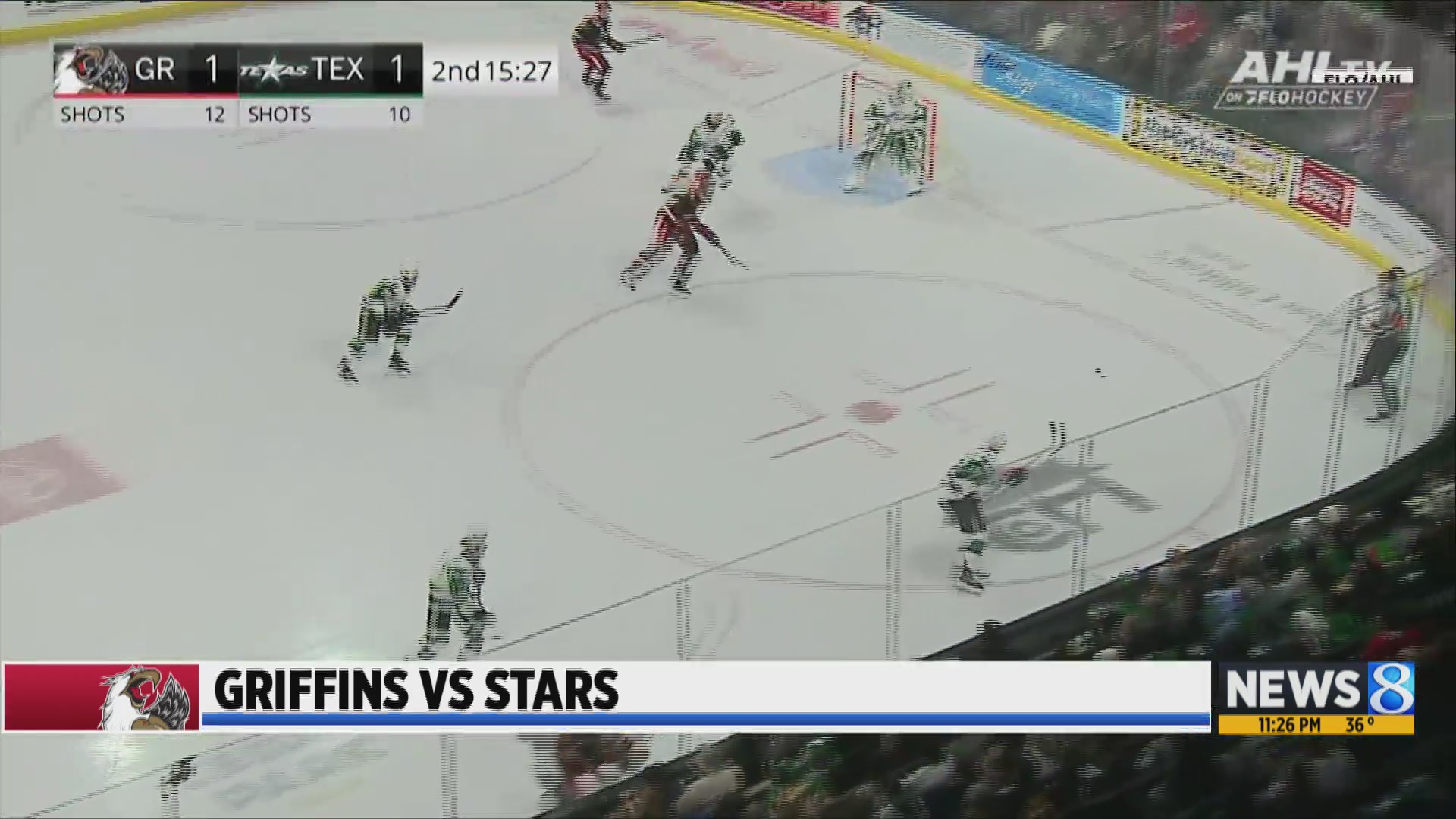 Griffins vs stars kron4