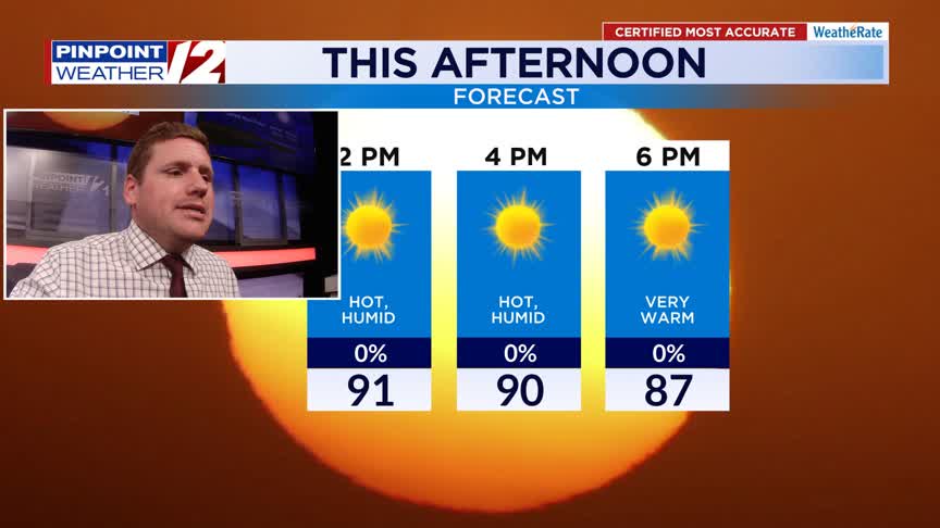 WPRI 12 Weather Now 8/11/25: Sunny, Hot, and Humid Next Few Days – WPRI.com