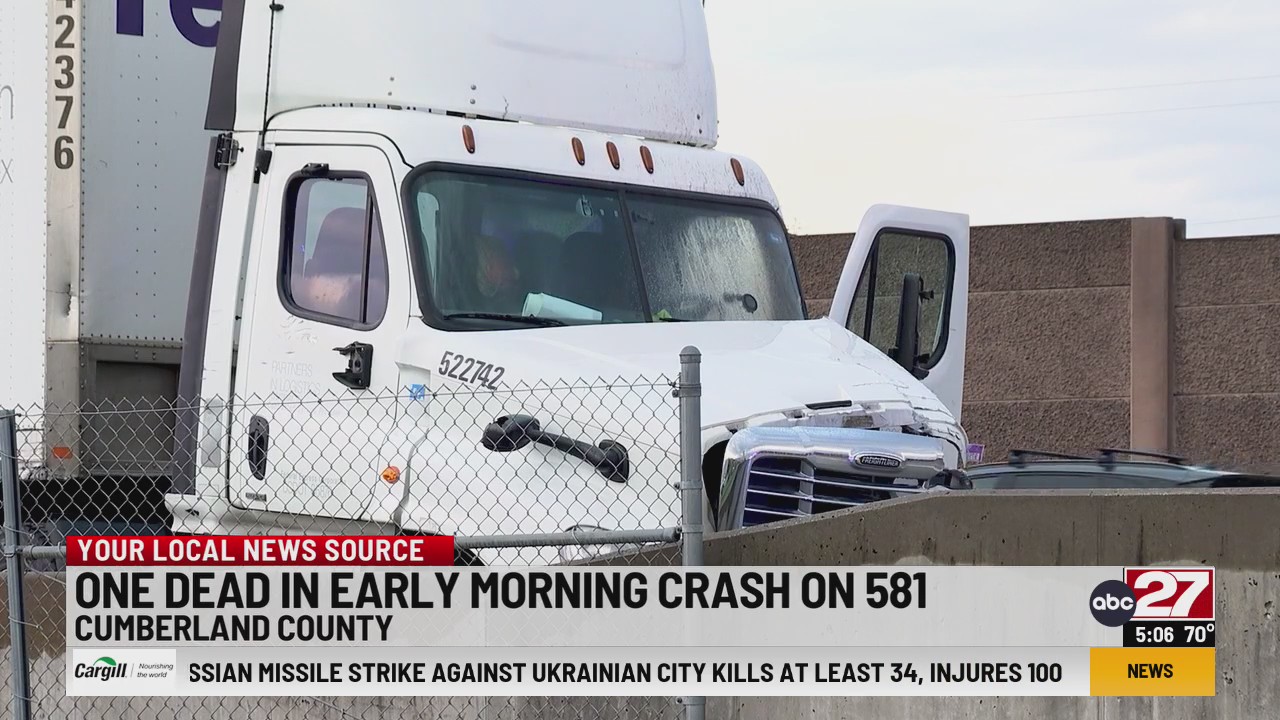 Stretch of 581 reopens after deadly tractor-trailer crash – ABC27