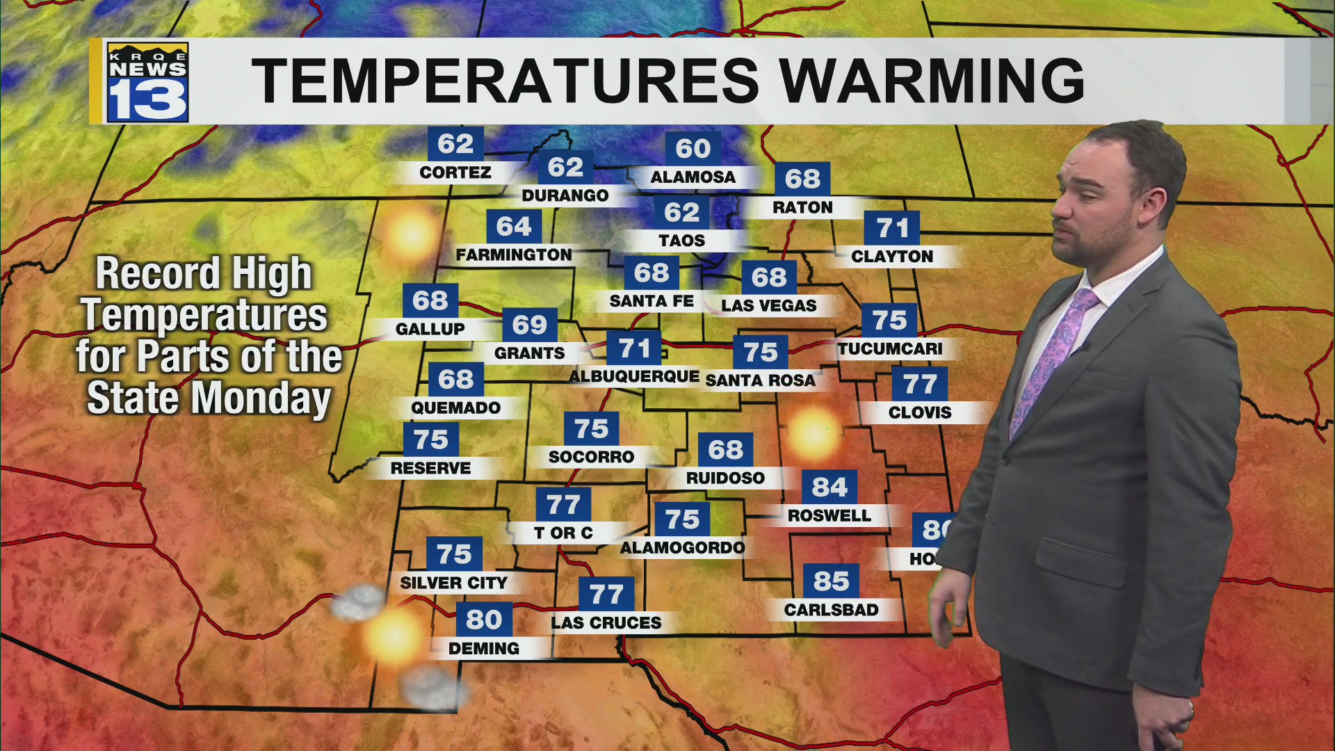 Warming trend continues into the workweek – KRQE NEWS 13 – Breaking ...