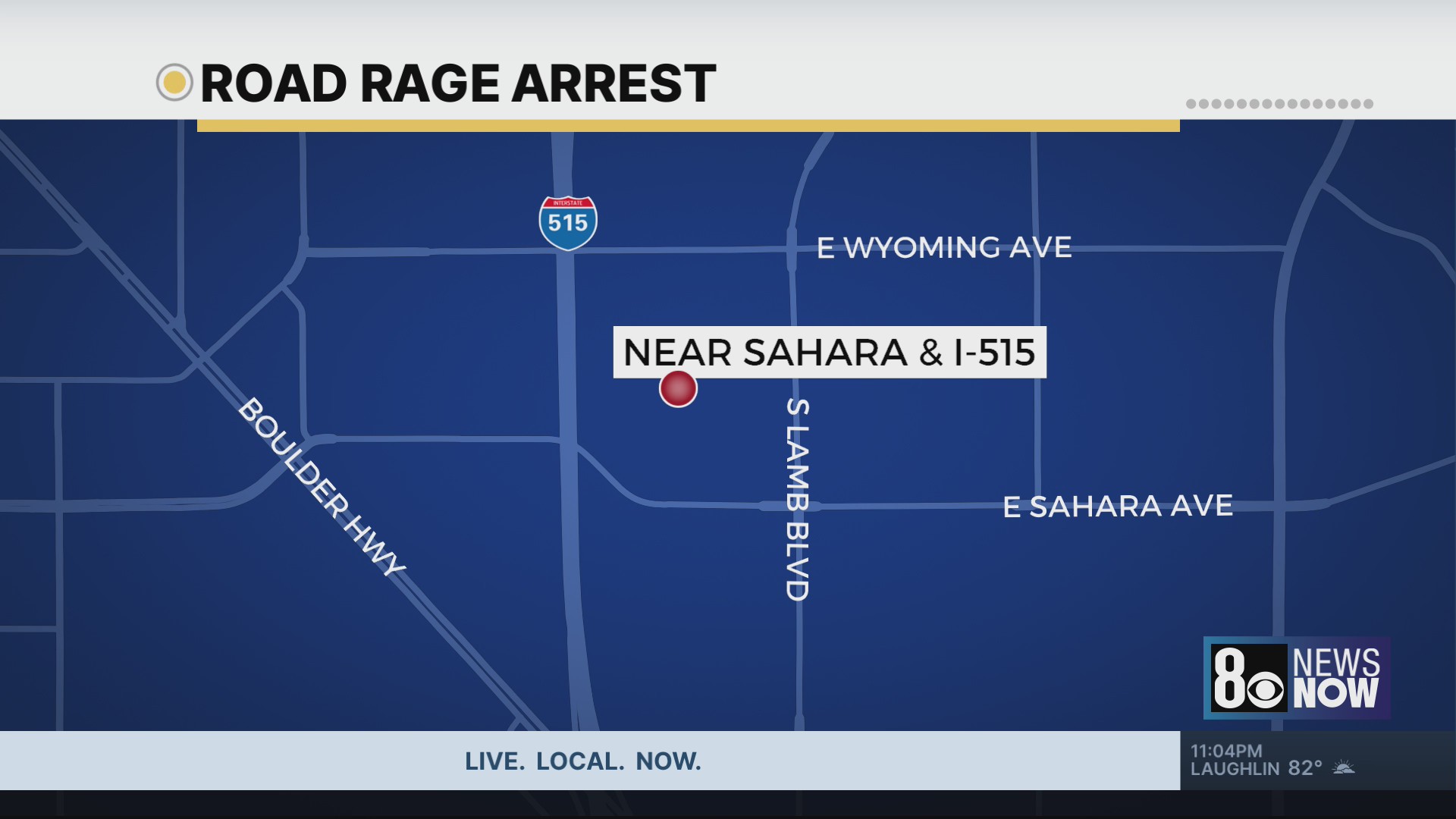Suspect in road rage incident taken into custody after standoff – KLAS