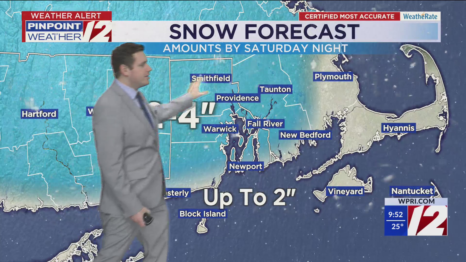 WPRI 12 Weather Forecast 2/15/25: Snow, Ice, and Rain on the Way – WPRI.com