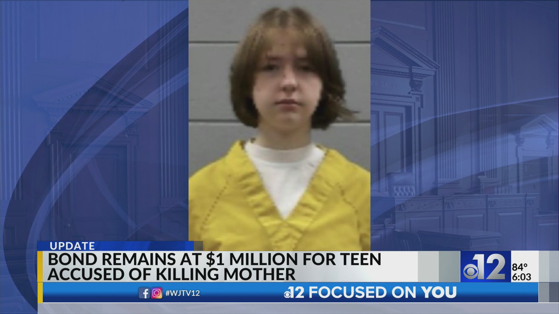 Bond remains at $1 million for Mississippi teen accused of killing ...