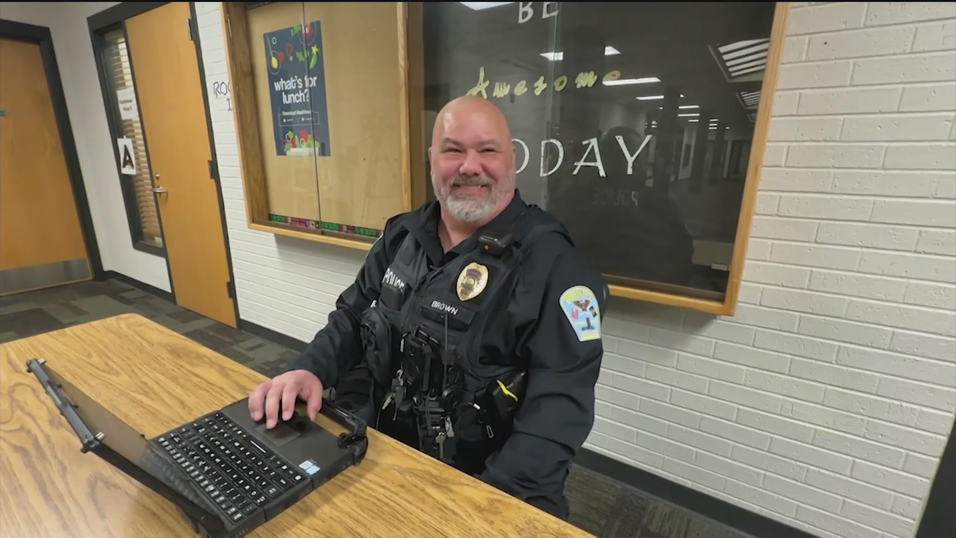 Officer Josh Brown ensures safety, high-fives and smiles – KX NEWS