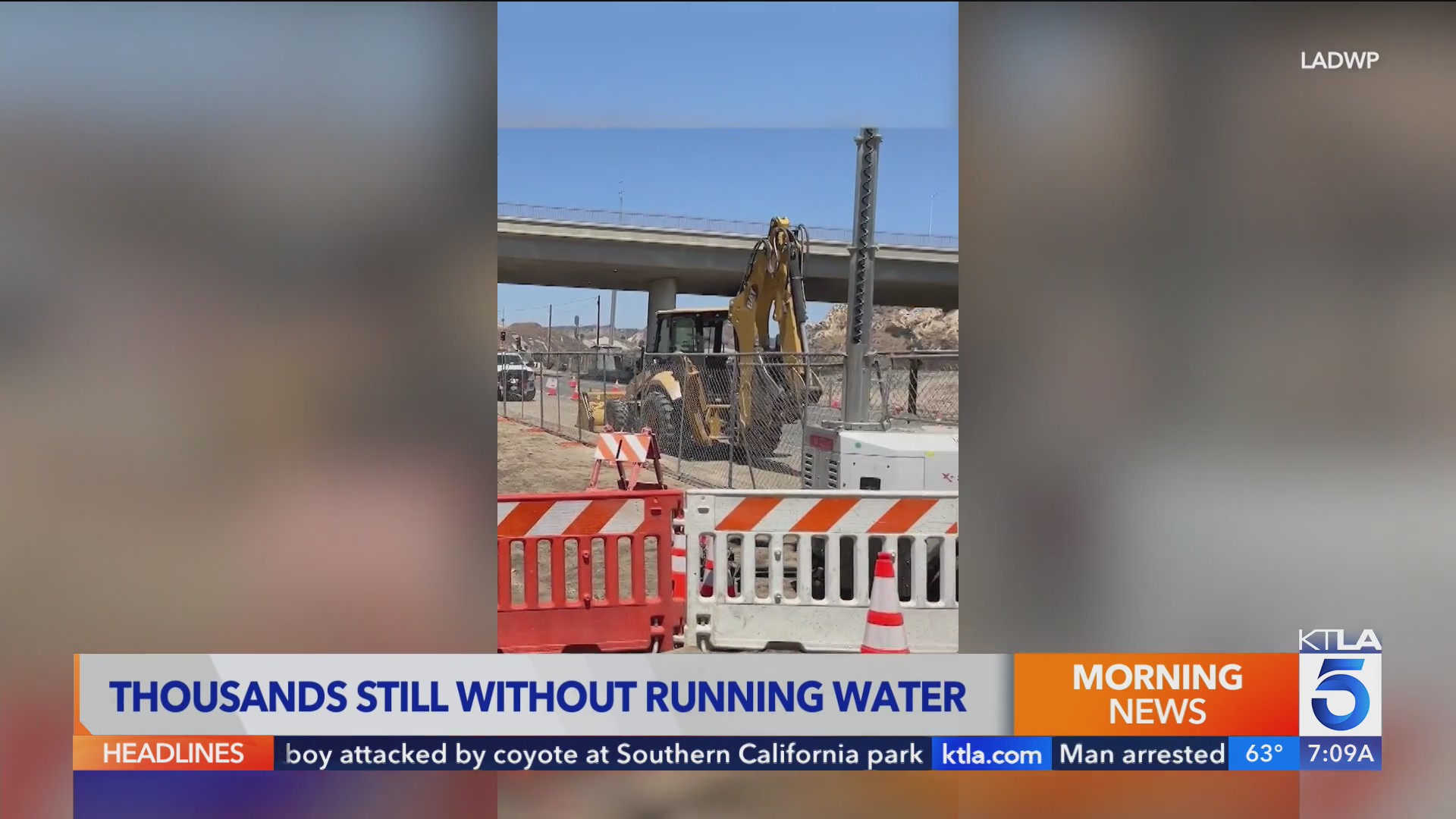 Thousands still without running water in parts of L.A. County – KTLA