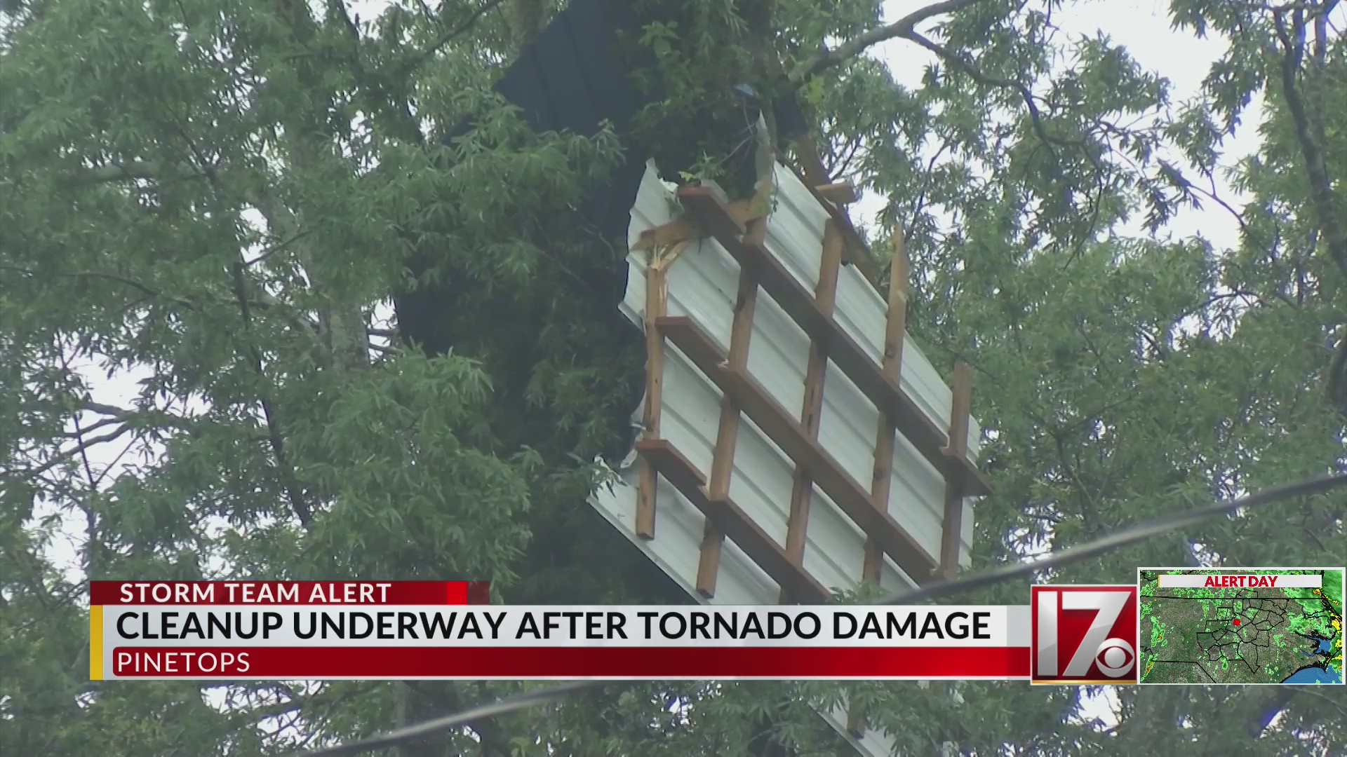 Cleanup underway after tornado damage in Edgecombe County – CBS17.com