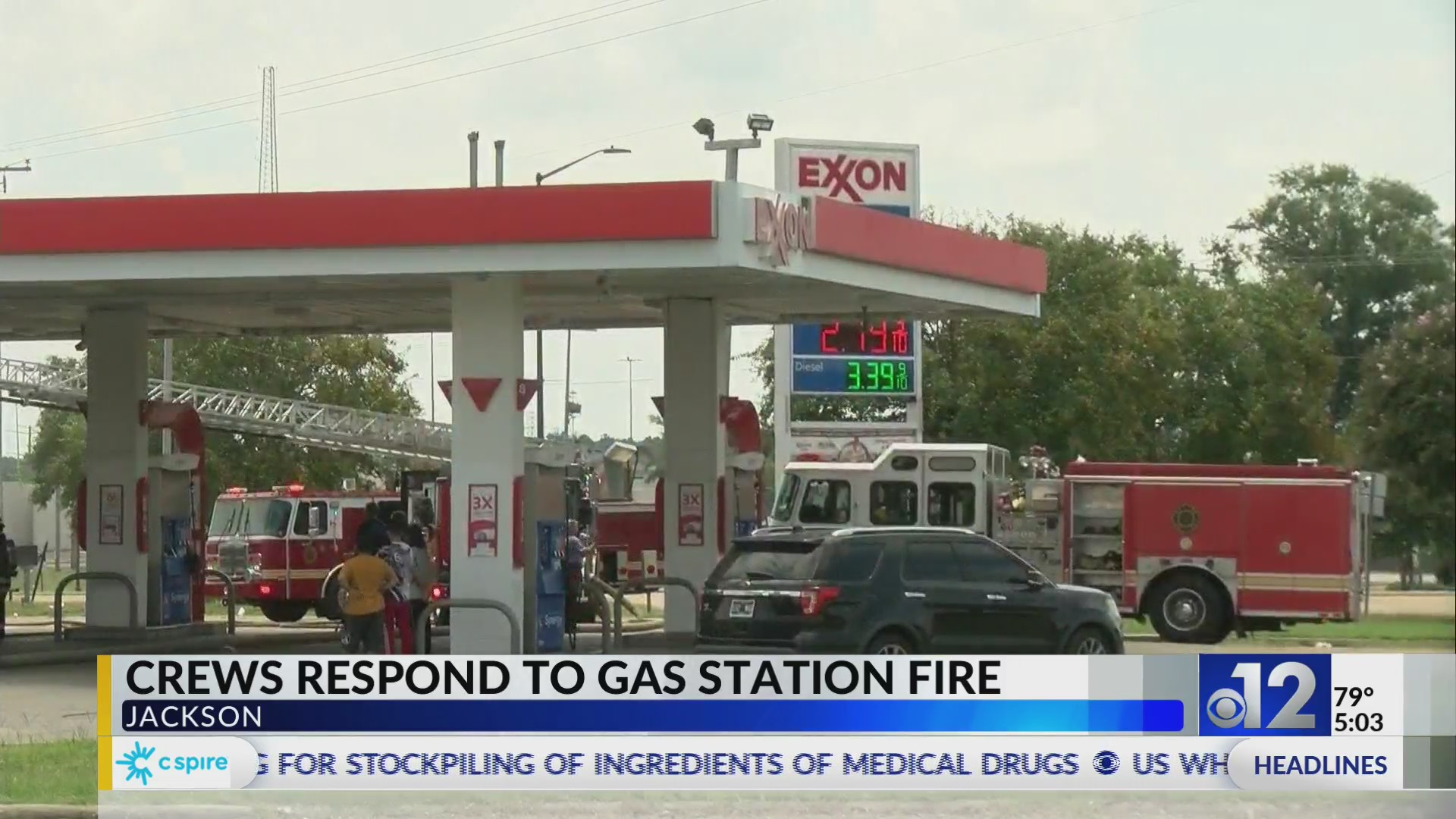 Crews respond to Jackson gas station fire – WJTV