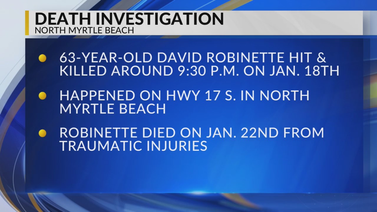 Little River man hit, killed by vehicle in North Myrtle Beach – WBTW