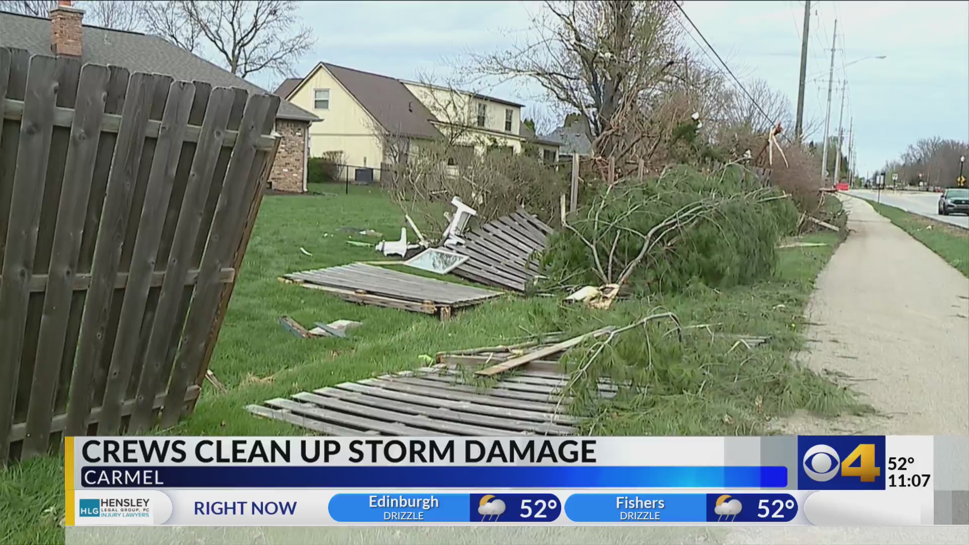 Cleaning up after EF1 tornado touches down in Carmel – Fox 59