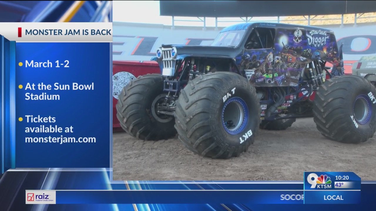 Monster Jam returns to El Paso in March – KTSM 9 News