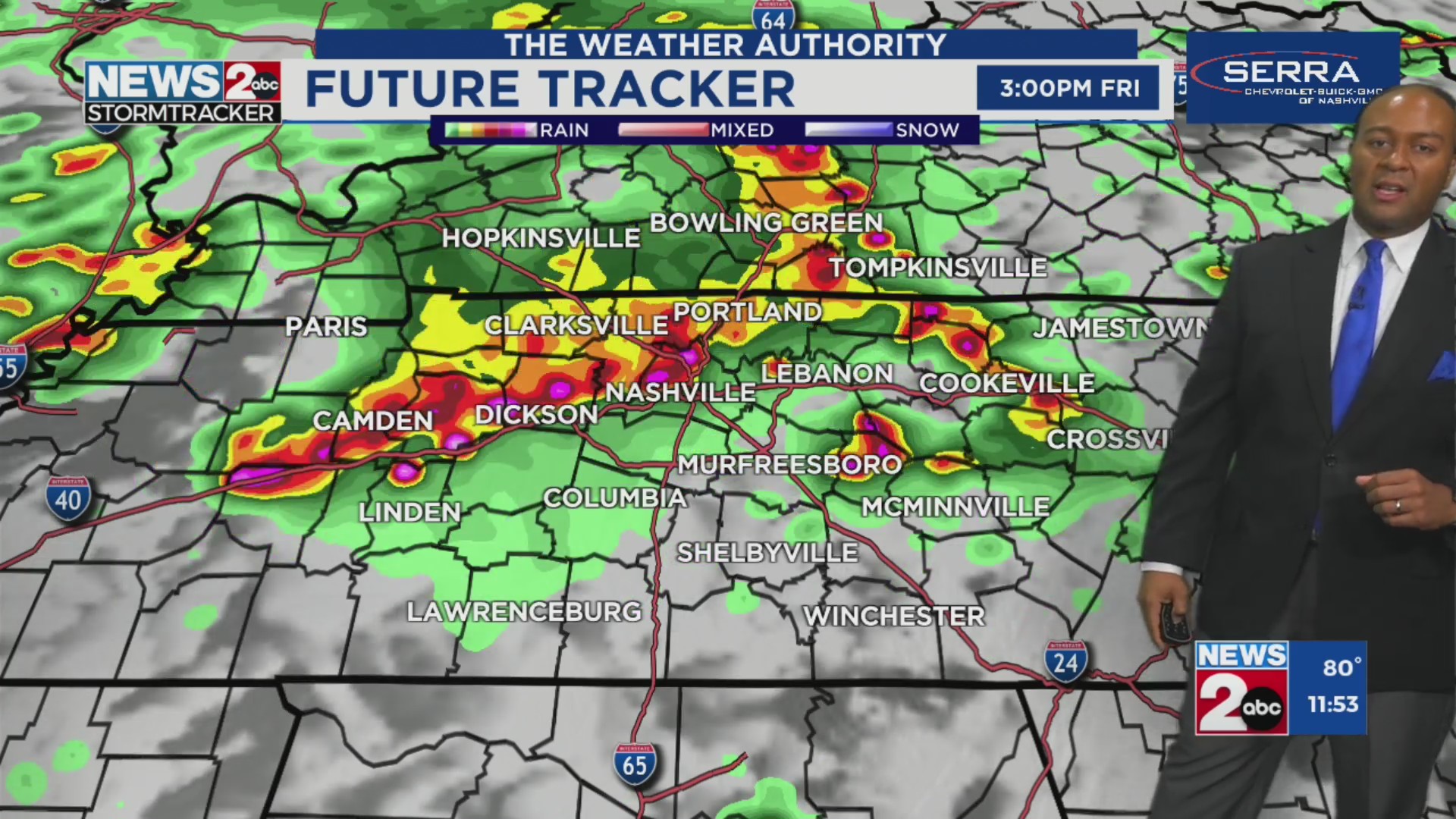 June 5, 2025 Midday Forecast – WKRN News 2