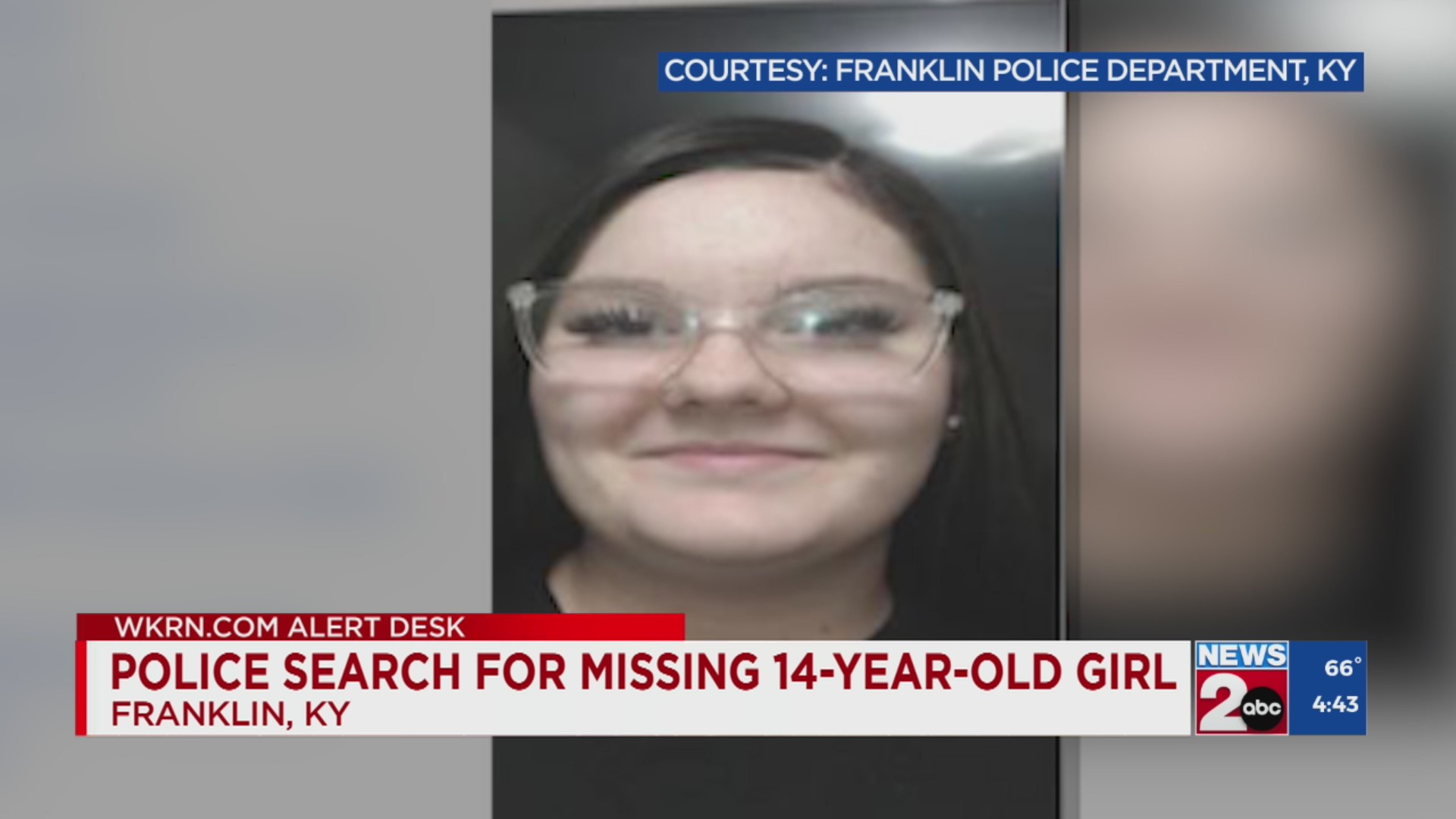 Franklin, KY police search for missing 14-year-old girl – WKRN News 2
