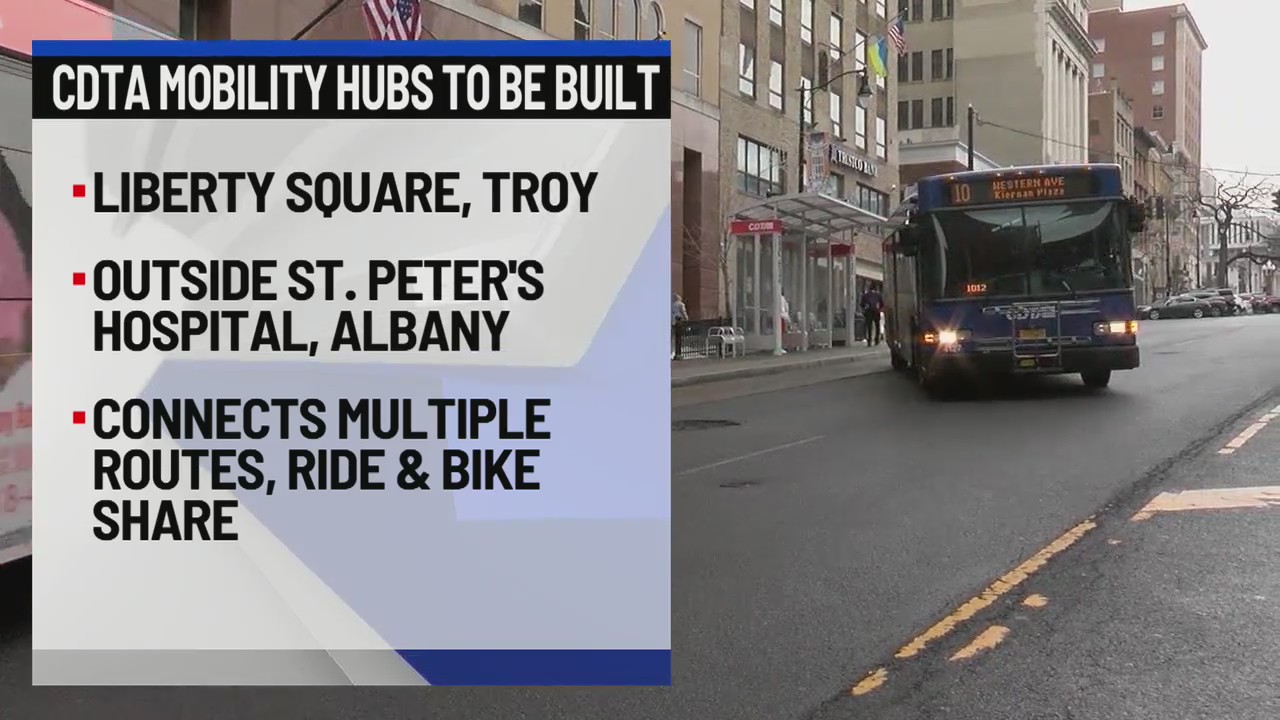 CDTA mobility hubs to be built in Troy, Albany – NEWS10 ABC