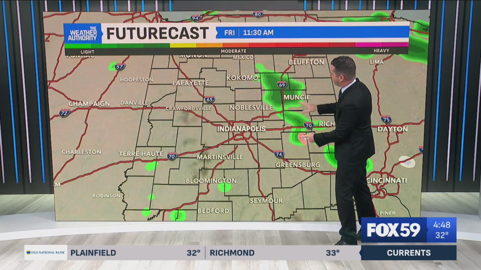 Warming up heading into the weekend followed by more unsettled weather ...