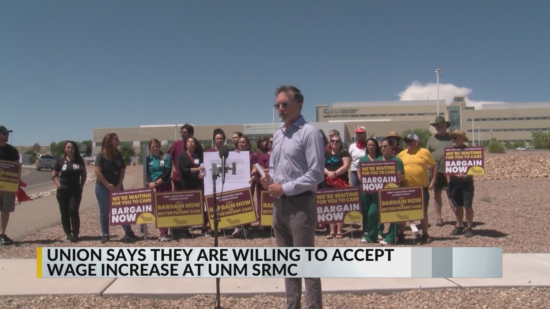 Union says it will accept wage increase at UNM Sandoval Regional