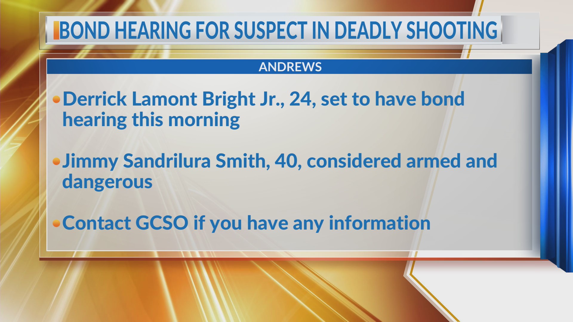 Bond hearing set for man in deadly Georgetown Co. shooting – WCBD News 2