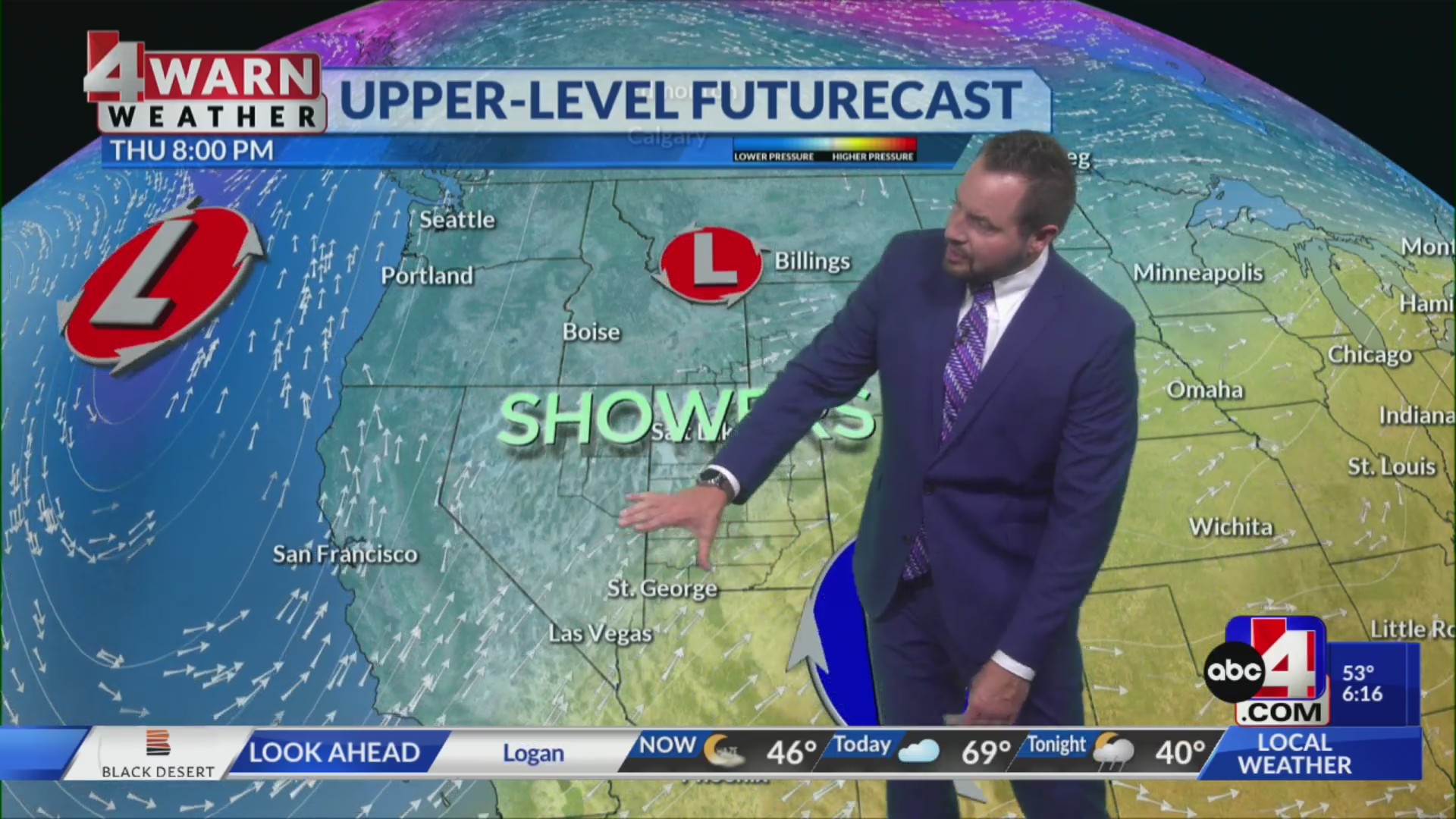 Rain showers move in bringing wind and cooler temperatures to the ...