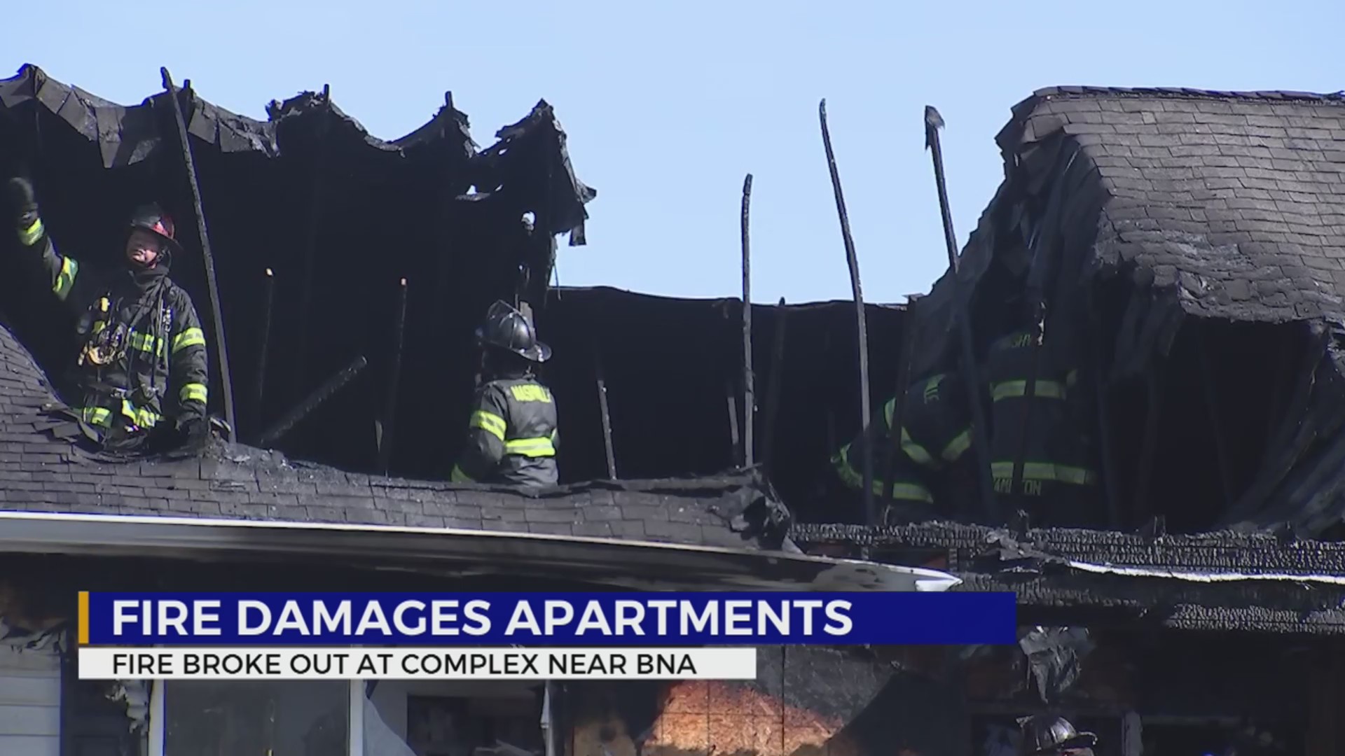 Fire breaks out at apartment complex near Nashville International ...
