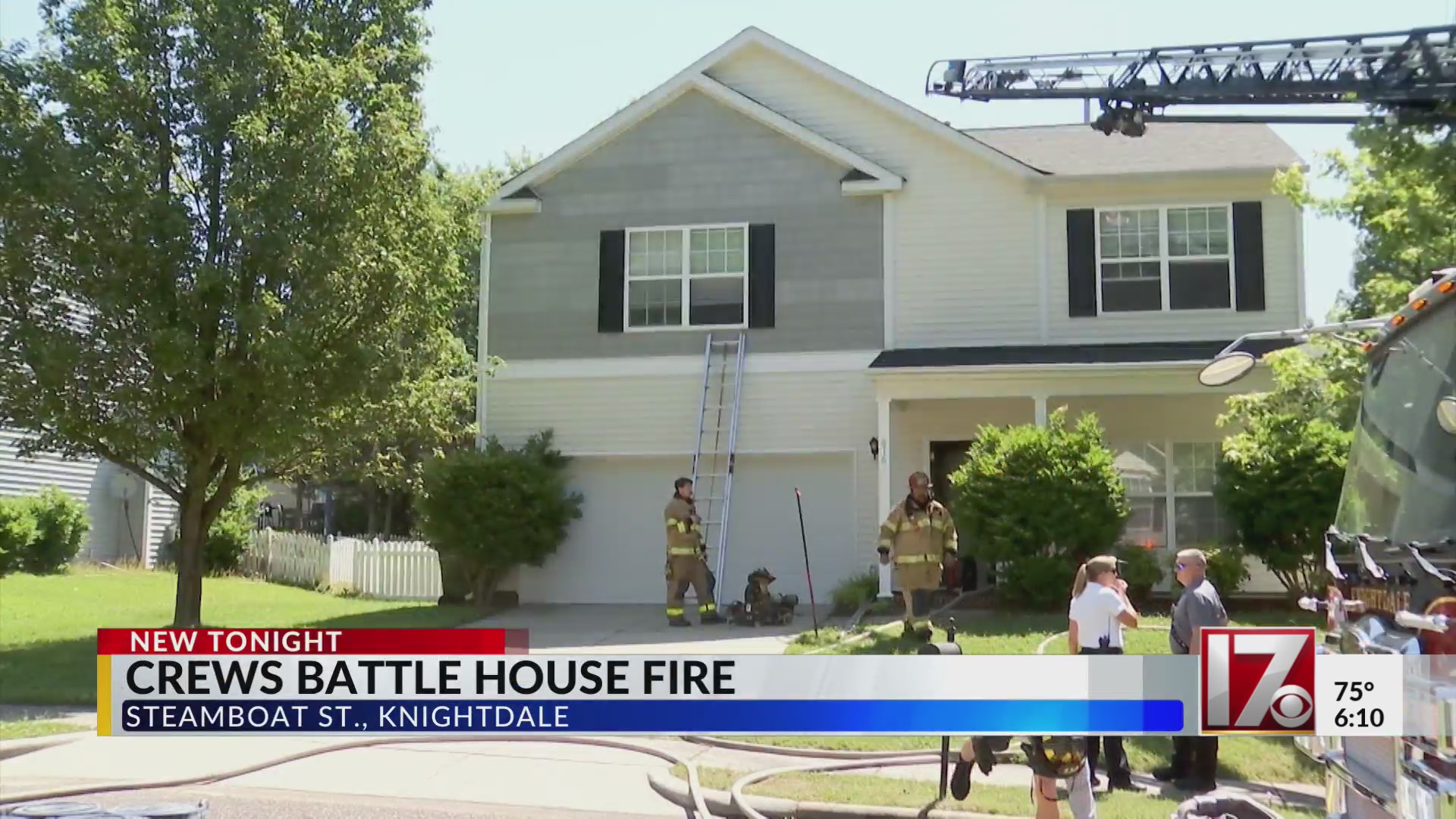 Crews respond to Knightdale house fire – CBS17.com