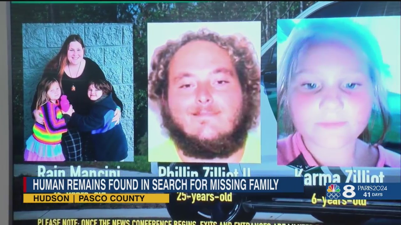 Pasco deputies find human remains amid search for missing family – WFLA