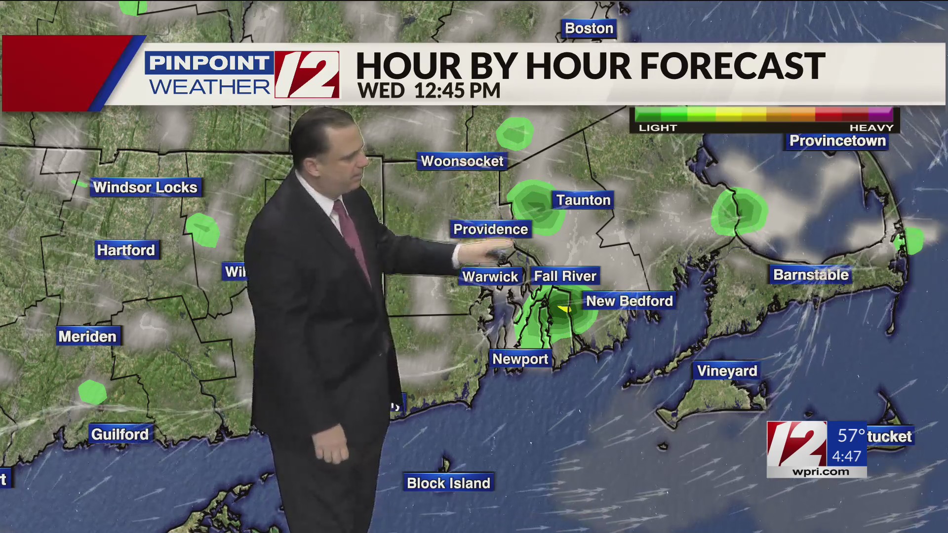 WPRI 12 Weather Forecast for 6/11/24: Spot Shower Today; Showers and T ...