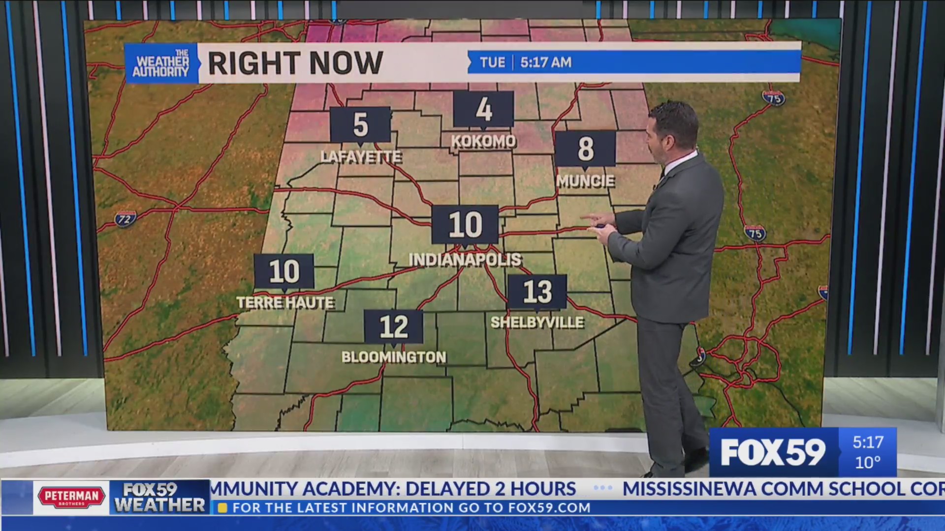 Several snow chances through Thursday night – Fox 59