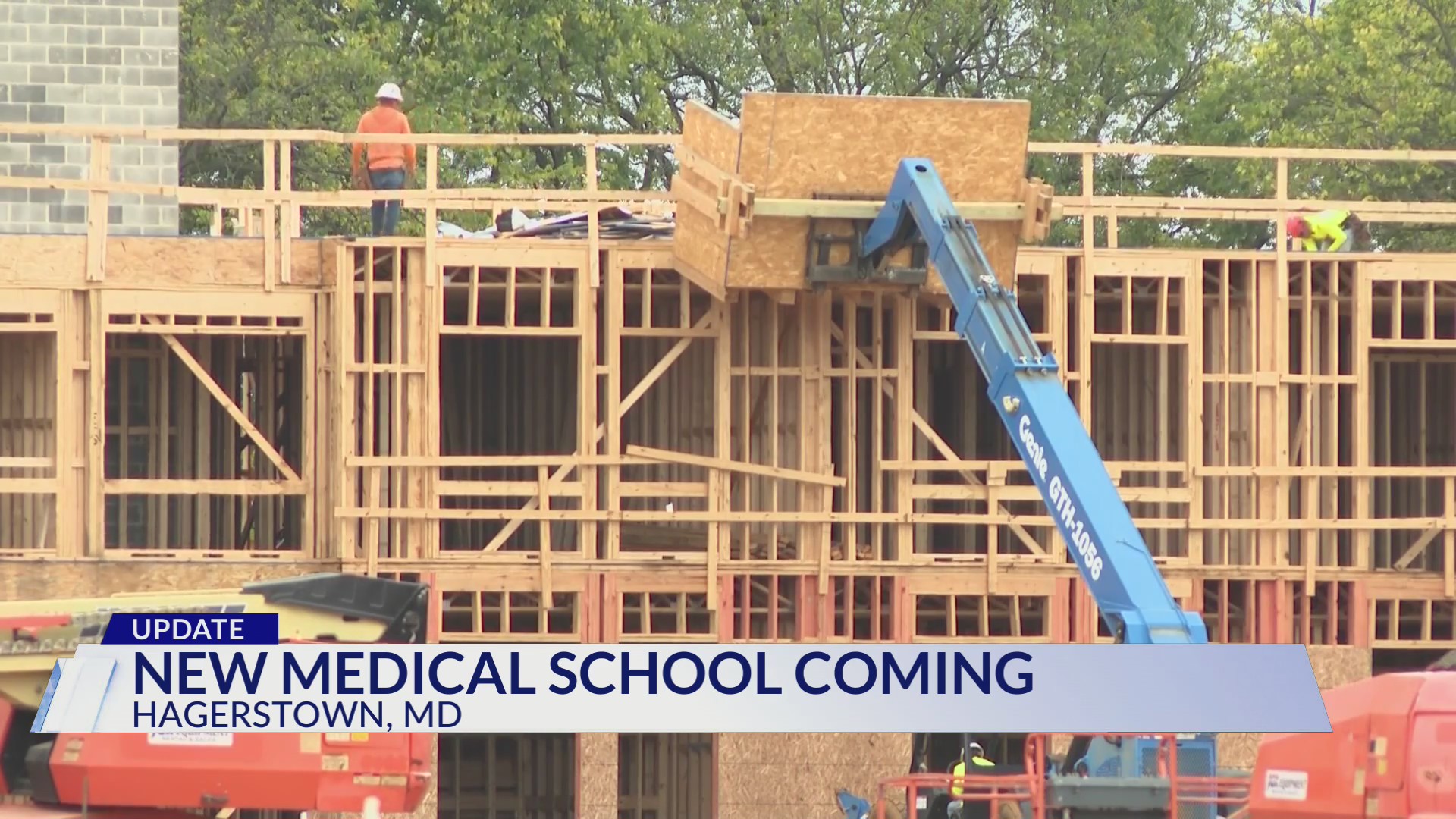 Construction on new medical school in Western Maryland nearing