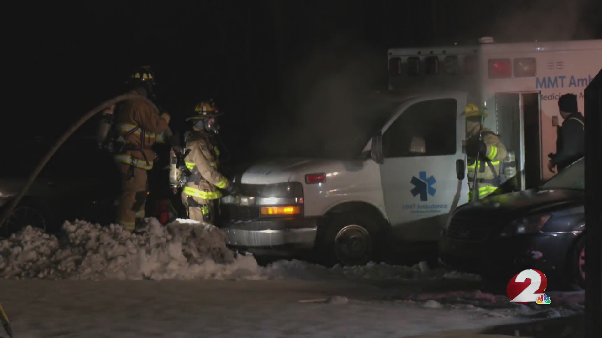 Crews respond to ambulance fire Wednesday night – WDTN.com