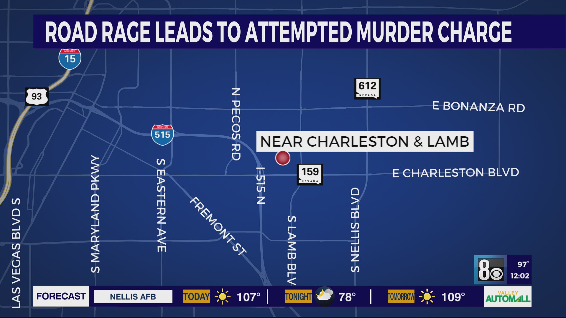 Las Vegas man accused of ramming motorcyclist during road rage incident ...