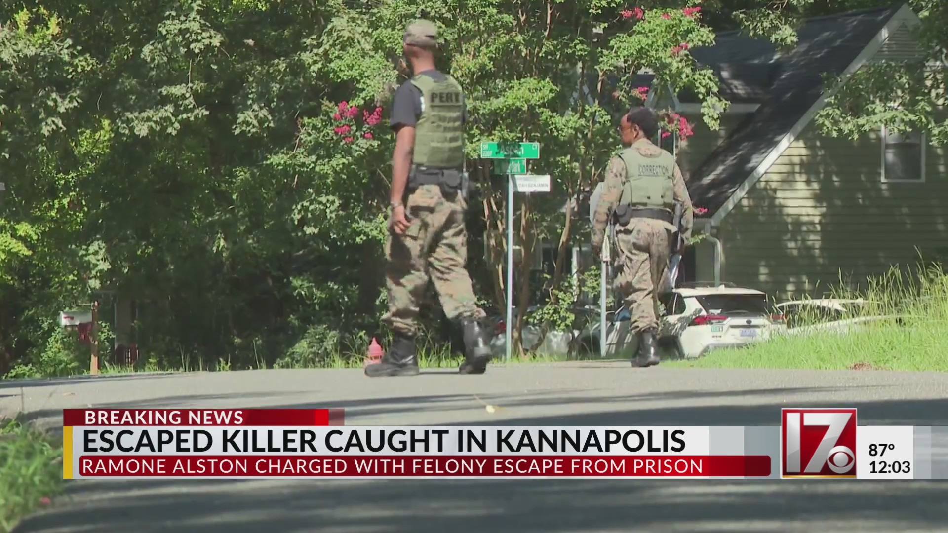 Escaped killer on the run caught in Kannapolis – CBS17.com