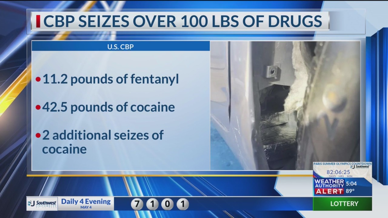 CBP seizes over 100 pounds of drugs at El Paso POE – BorderReport