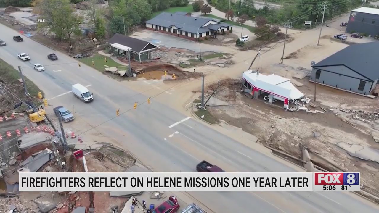 North Carolina firefighters reflect on Hurricane Helene mission 1 year ...