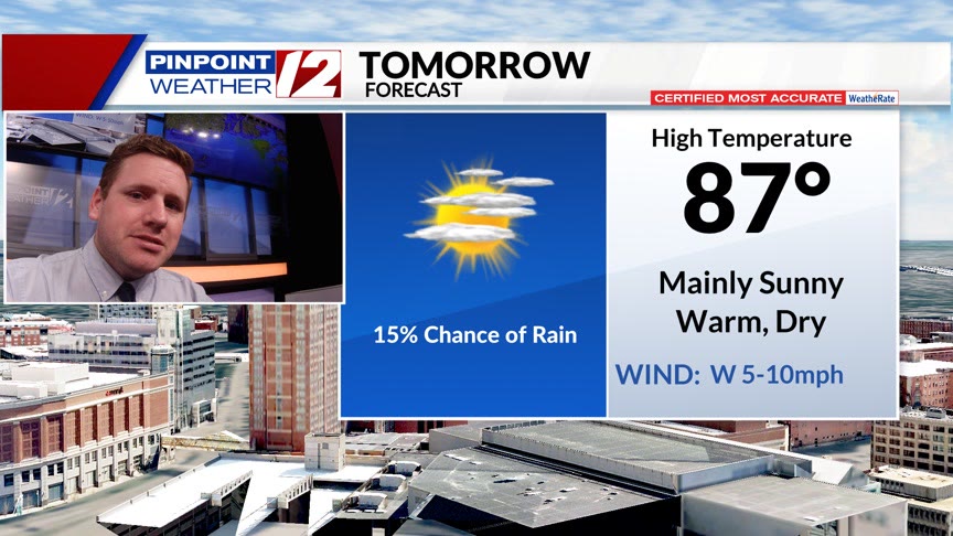 WPRI 12 Weather Now 7/20/24: Dry Skies, Warm Temperatures This Weekend ...