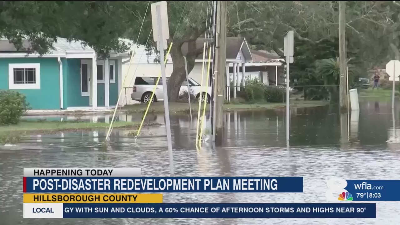 Hillsborough County holds post-disaster redevelopment plan meeting – WFLA