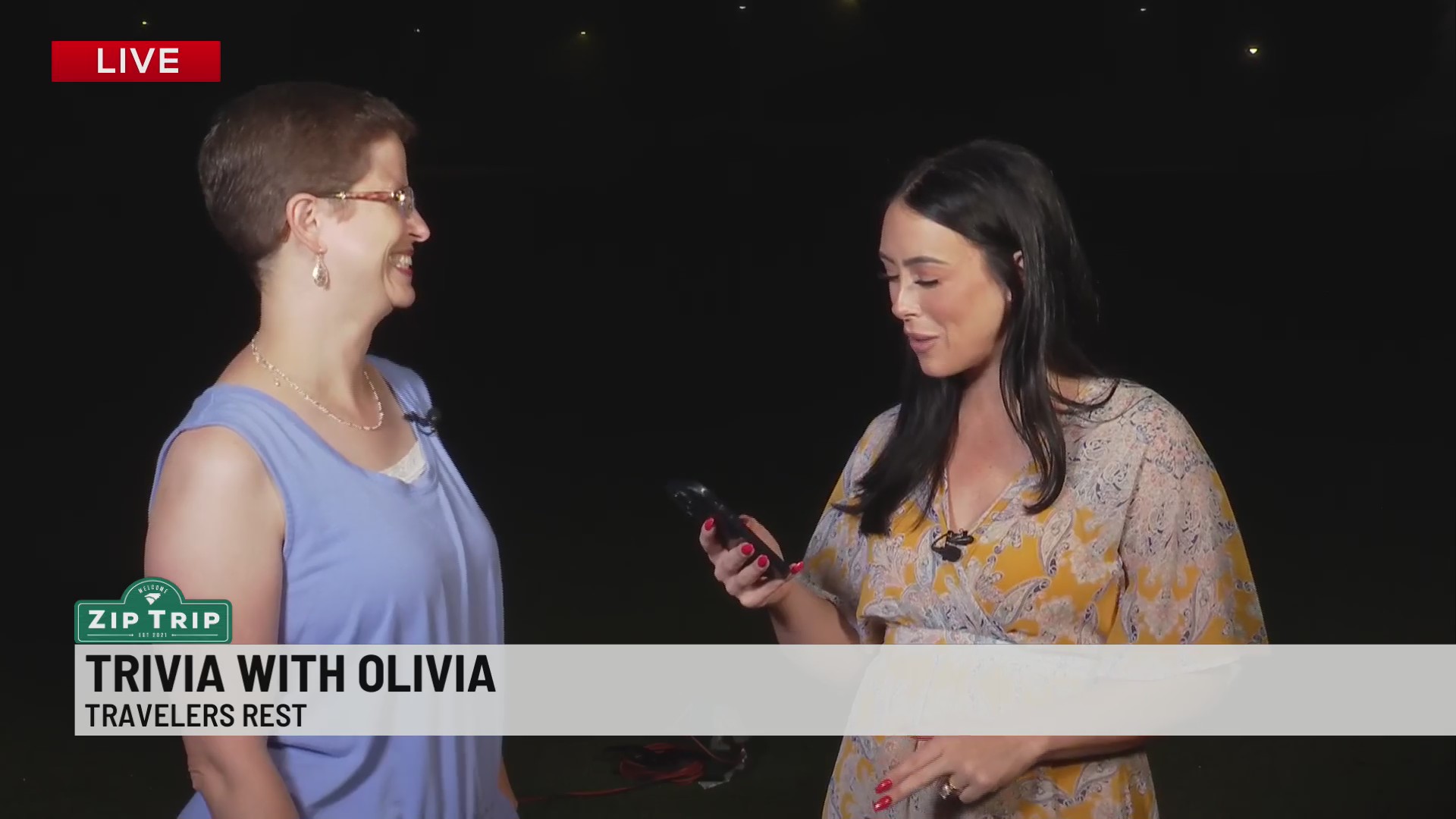 Zip Trip Travelers Rest: Trivia with Oliva, Crystal Bulman – WSPA 7NEWS